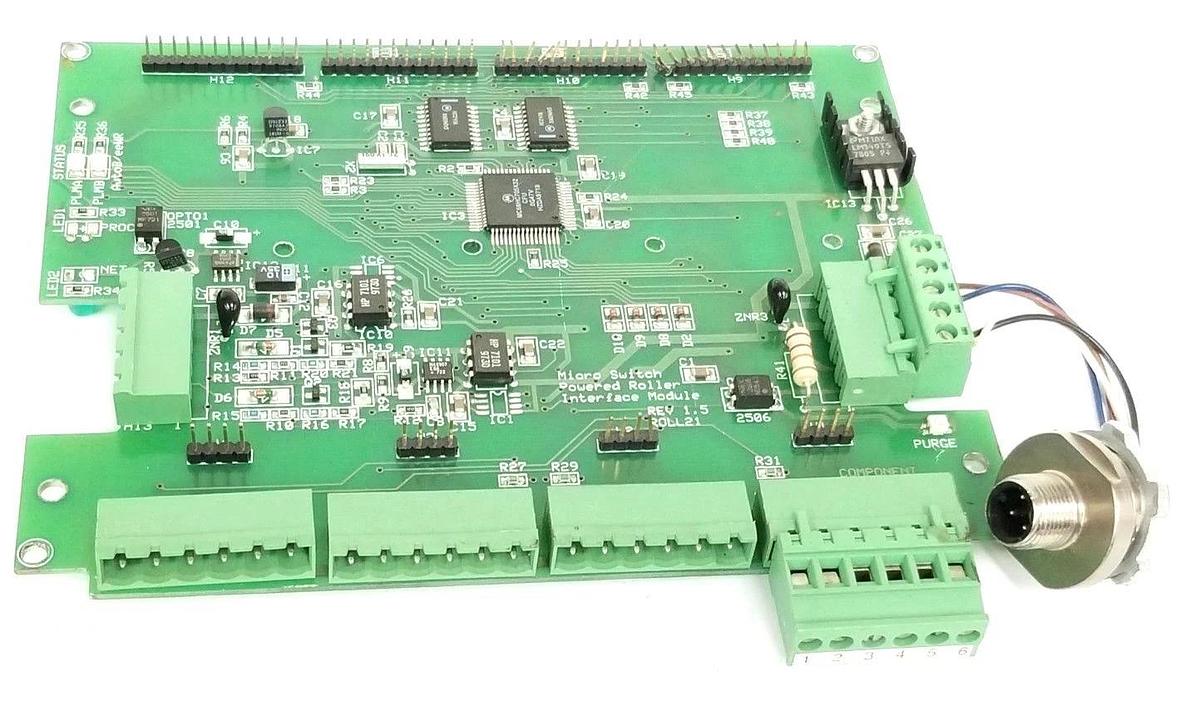 Used HONEYWELL / MICROSWITCH POWERED ROLLER INTERFACE MODULE FOR SDS-C2PRD-4