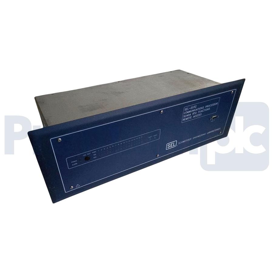 Used SCHWEITZER SEL-2032 SCADA RTU COMMUNICATIONS PROCESSOR P/N: 203233X344XXXX NSNP