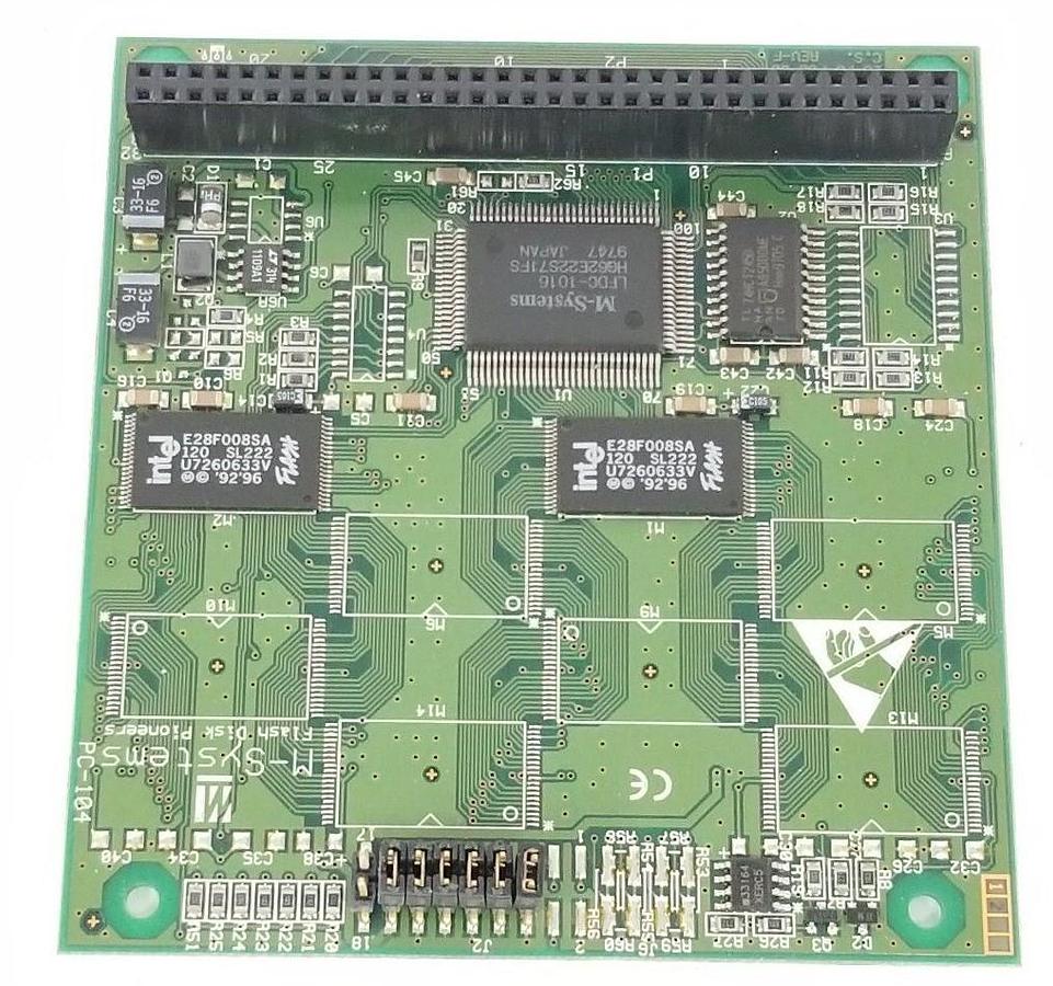 Used M SYSTEM TECHNOLOGY INC. PC104-FD-4-V FLASH DISK F-3.04