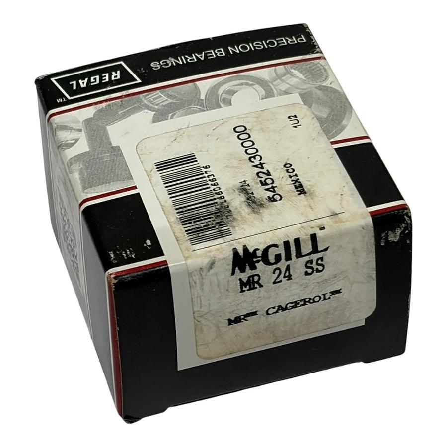 Used McGill MR 24 SS Cagerol Needle Roller Bearing 1.5" Bore 2-1/16" OD New