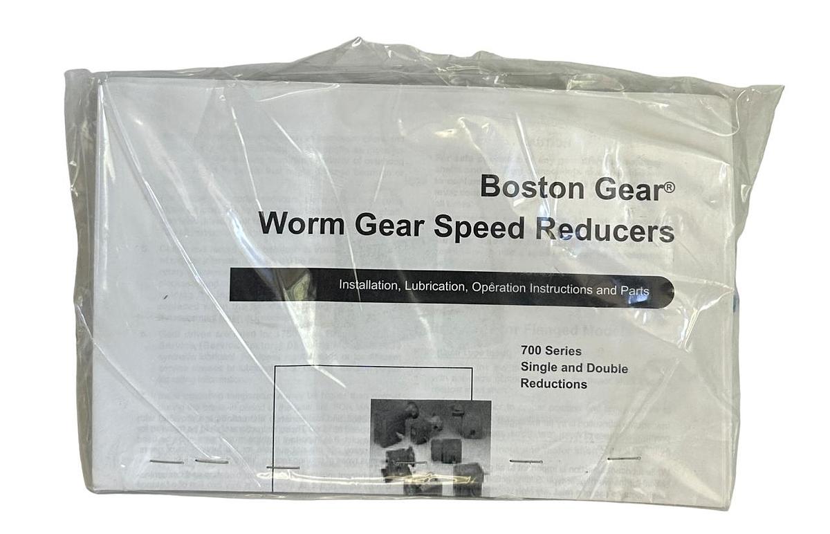 Used NEW BOSTON GEAR F724-15ST-B7-J3 / F72415STB7J3 WORM GEAR REDUCER 15:1 RATIO
