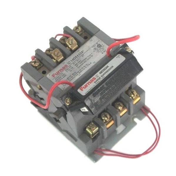 Used FURNAS 14DS+32A STARTER SER. B, 200-575VAC, 7-1/2-10HP, 27 AMP MAX W/ 49D26344