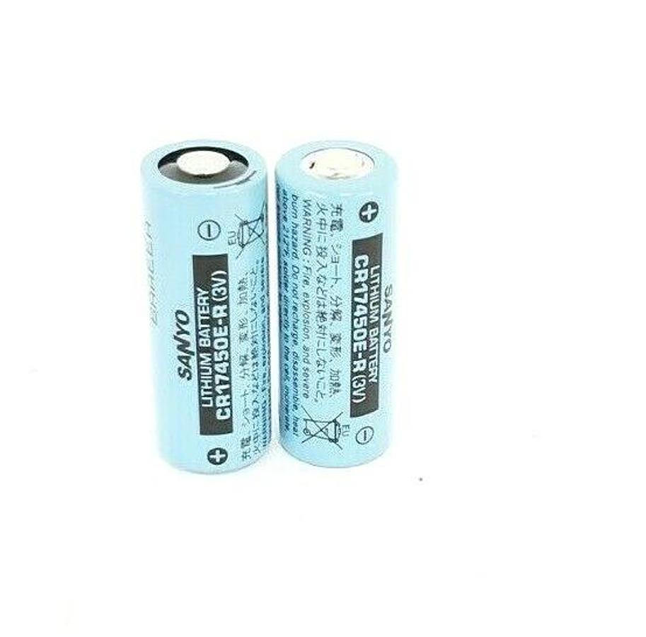 LOT OF 2 NEW SANYO ENERGY PLUS CR17450E-R (3V) LITHIUM BATTERIES CR17450ER