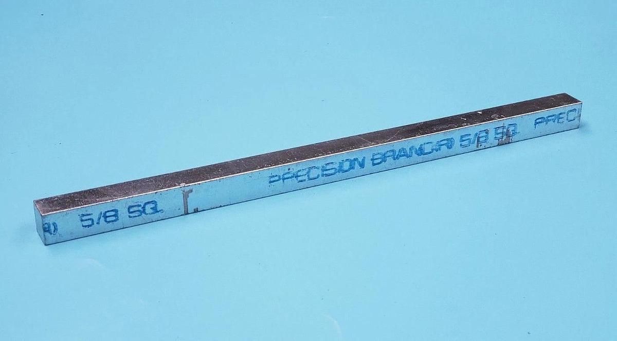 NEW PRECISION BRAND 5/8 SQ KEY, 5/8" X 12"