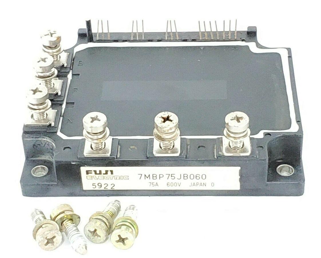 Used FUJI ELECTRIC 7MBP75JB060 TRANSISTOR MODULE 75A, 600V