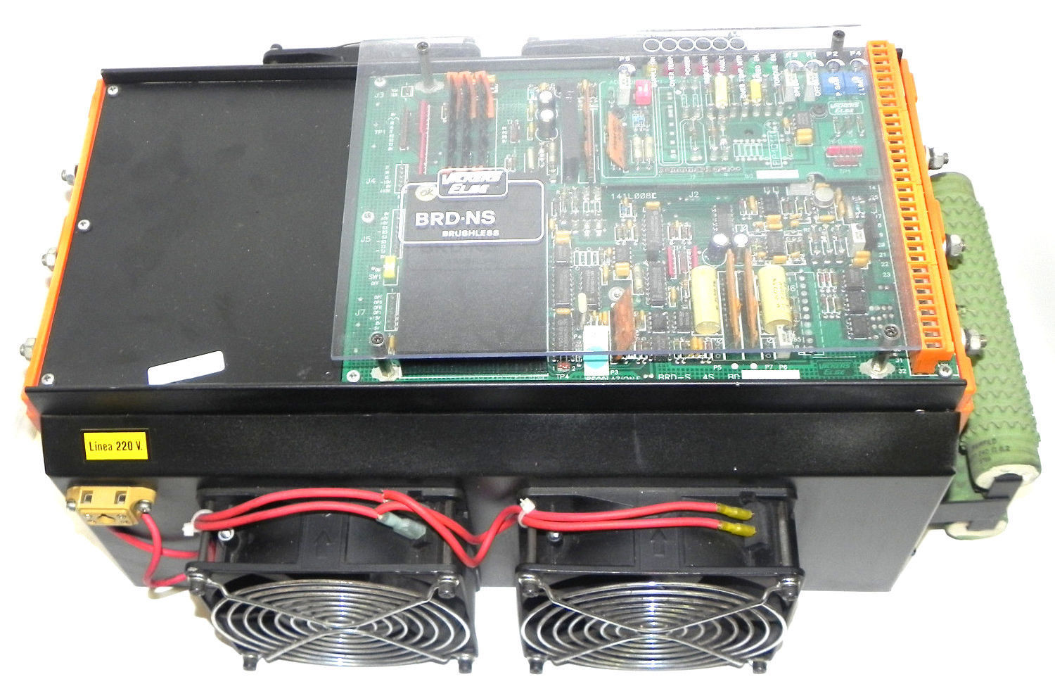 Used VICKERS ELGE BRD-NS BRUSHLESS SERVO DRIVE TIPO BRDNS703S