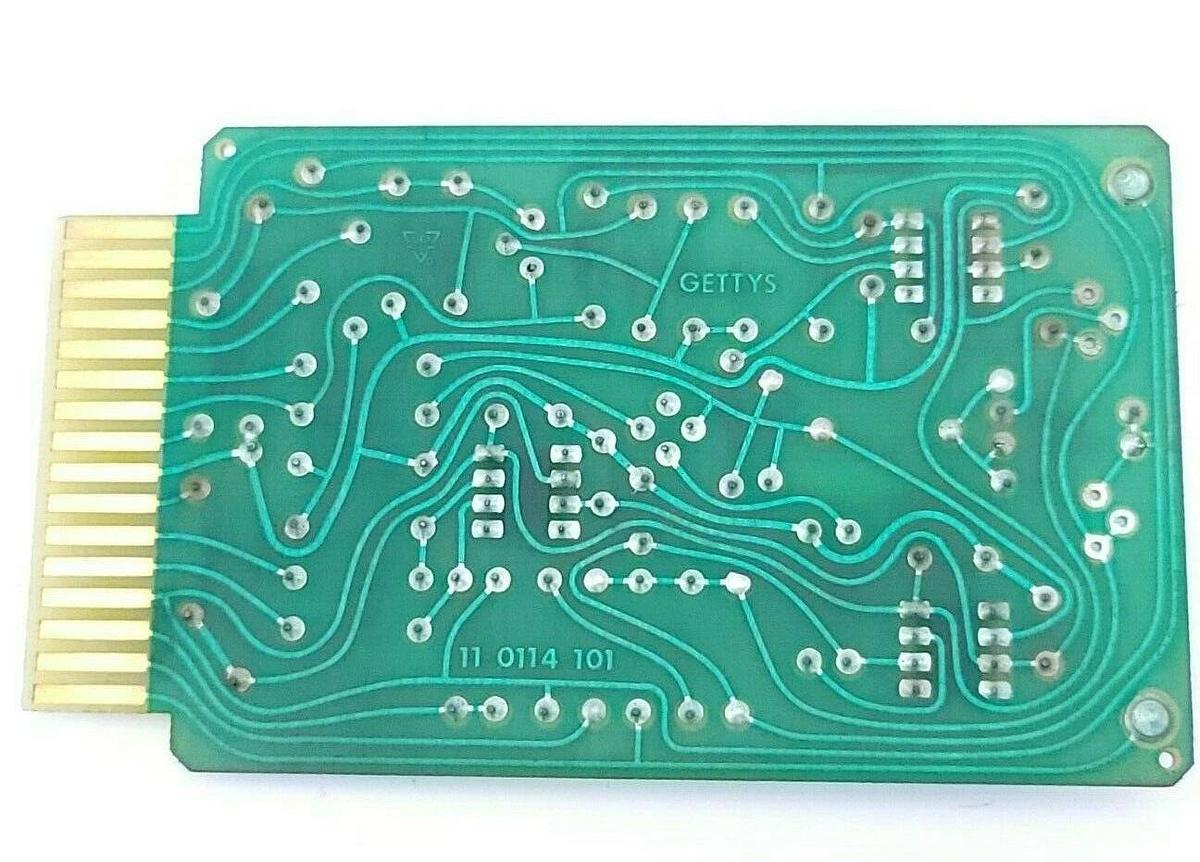Used ELWOOD CORPORATION GETTYS GETTYS 11-0114-101 PC CIRCUIT BOARD MODULE