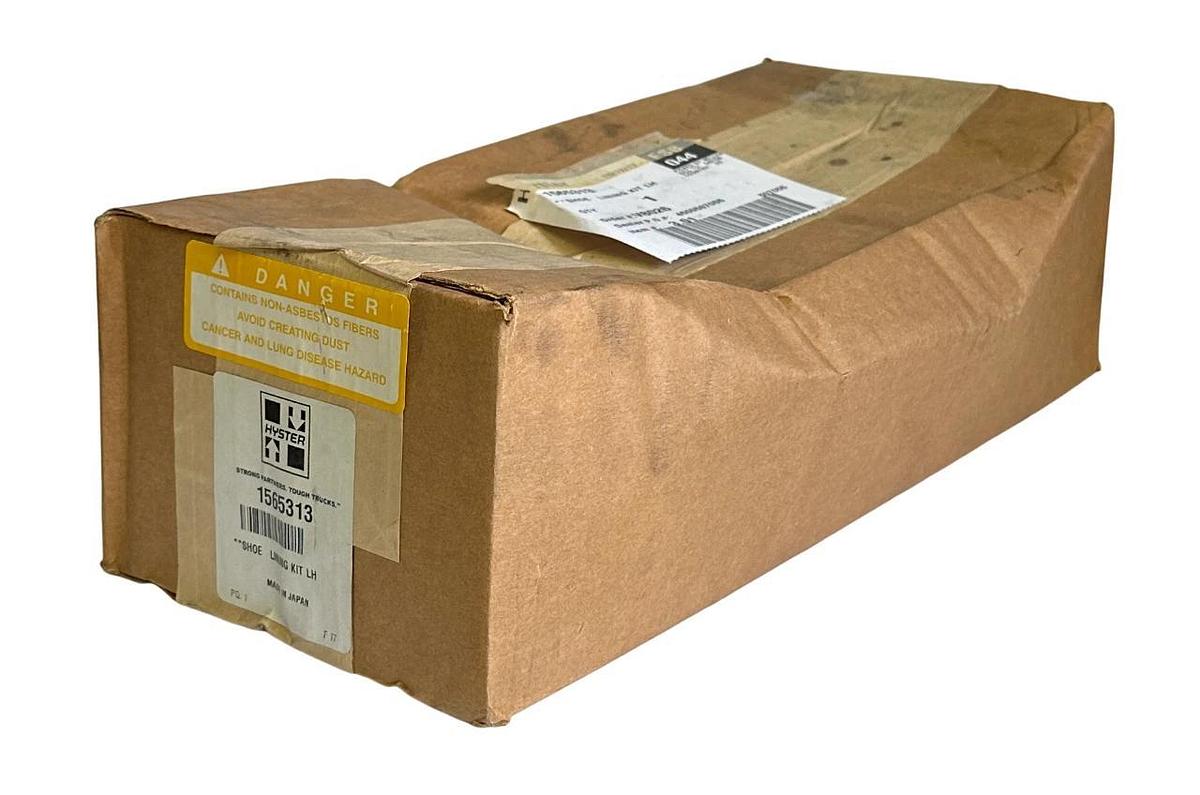 Used NEW HYSTER 1565313 / HY1565313 OEM BRAKE SHOE LINING KIT LH FOR FORKLIFT