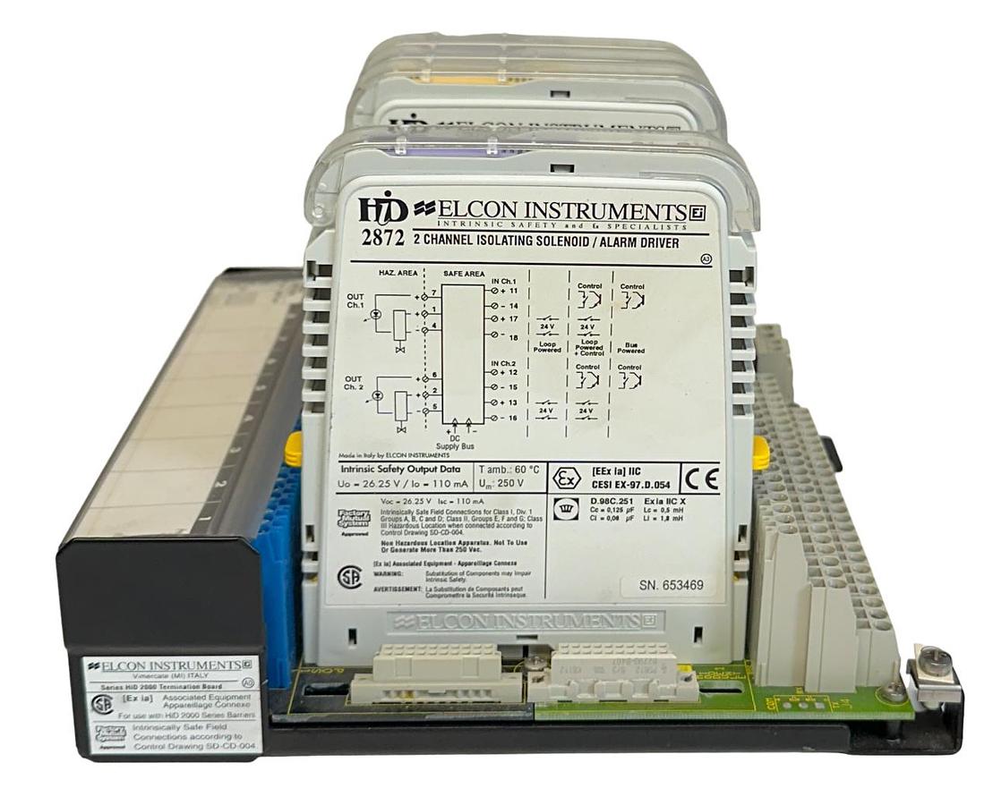 Used ELCON INSTRUMENTS CESI EX-97.D.056 / 2108HAT SERIES HiD 2000 8-SLOT 2872 2824