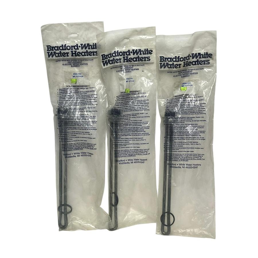 Lot of 3 Bradford White 415-42544-08 Water Heater Elements 4500W 240V