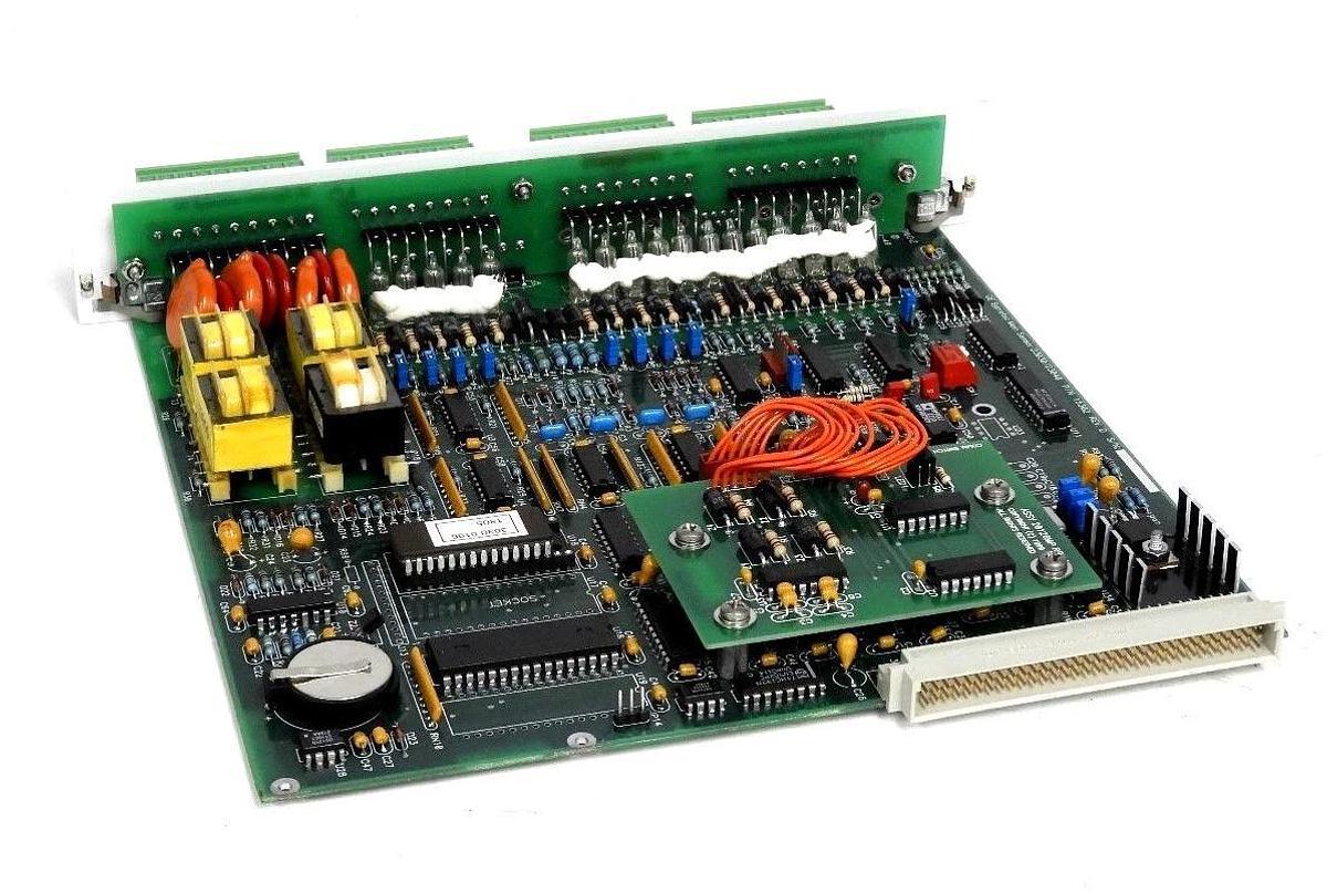 Used GE SYPROTEC 15302 REV. D SENSOR INPUT XFMR BOARD W/ ASSY. 20126MP REV. A SWITCH