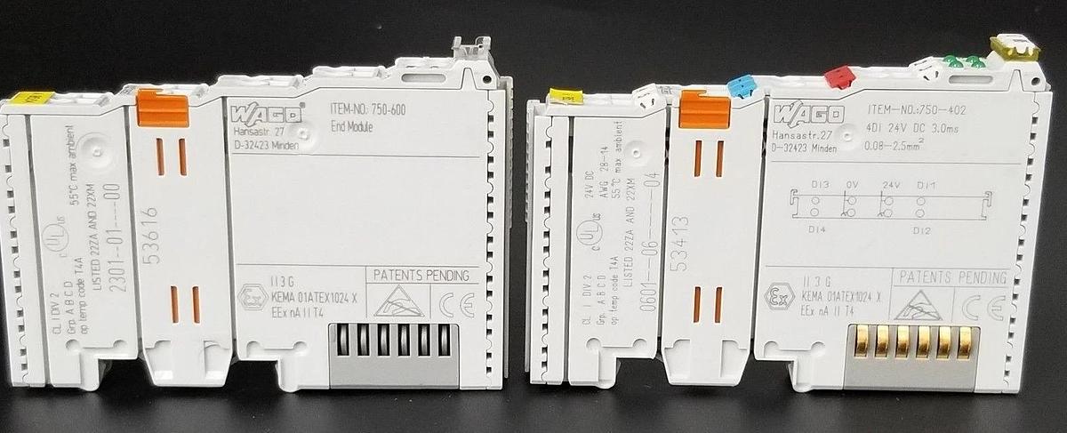 Used WAGO 750-600 & WAGO 750-402 MODULES