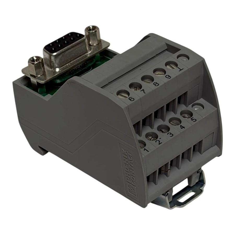 Used Phoenix Contact 2315162 VIP-2/SC/D 9SUB/F Varioface Interface Module 9-Pin