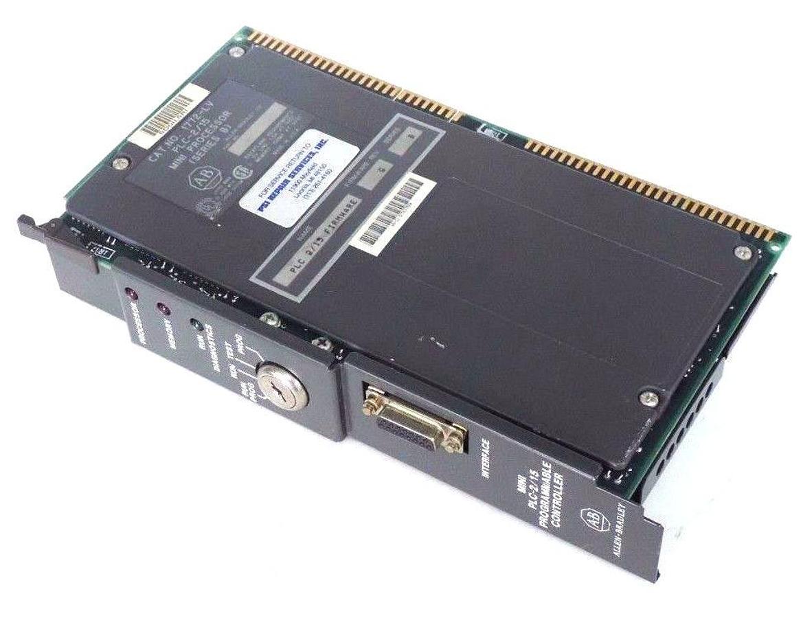 Used ALLEN BRADLEY 1772-LV PLC-2/15 MINI PROCESSOR MODULE F/W REV G SER B 1772LV