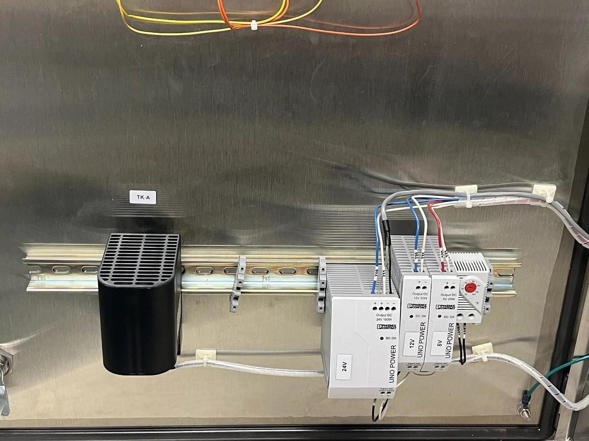 Rittal WM302408N4 304 SS NEMA 4X Enclosure w/ 7-Tube DAAMS Air Sampling Station