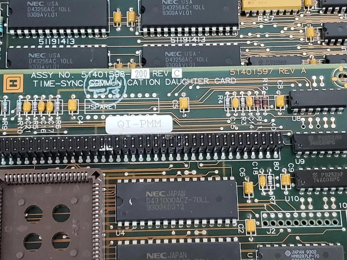 Used HONEYWELL MEASUREX 51304684 ADVANCE COMMUNICATOR APM BOARD W/ DAUGHTER BOARD