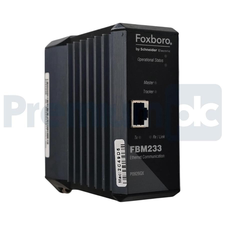 Schneider Foxboro FBM233 P0926GX Invensys I/A Ethernet Communication Module NEW