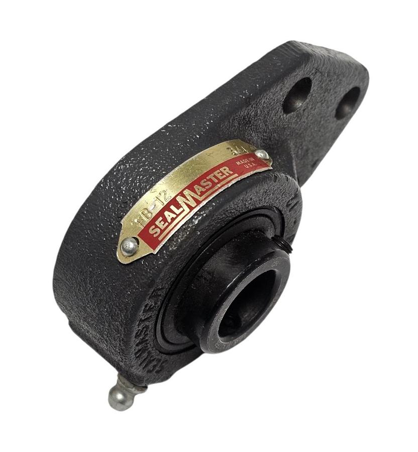 Used NEW SEALMASTER FB-12 FLANGE MOUNT BALL BEARING 3/4'' FB12 3-BOLT