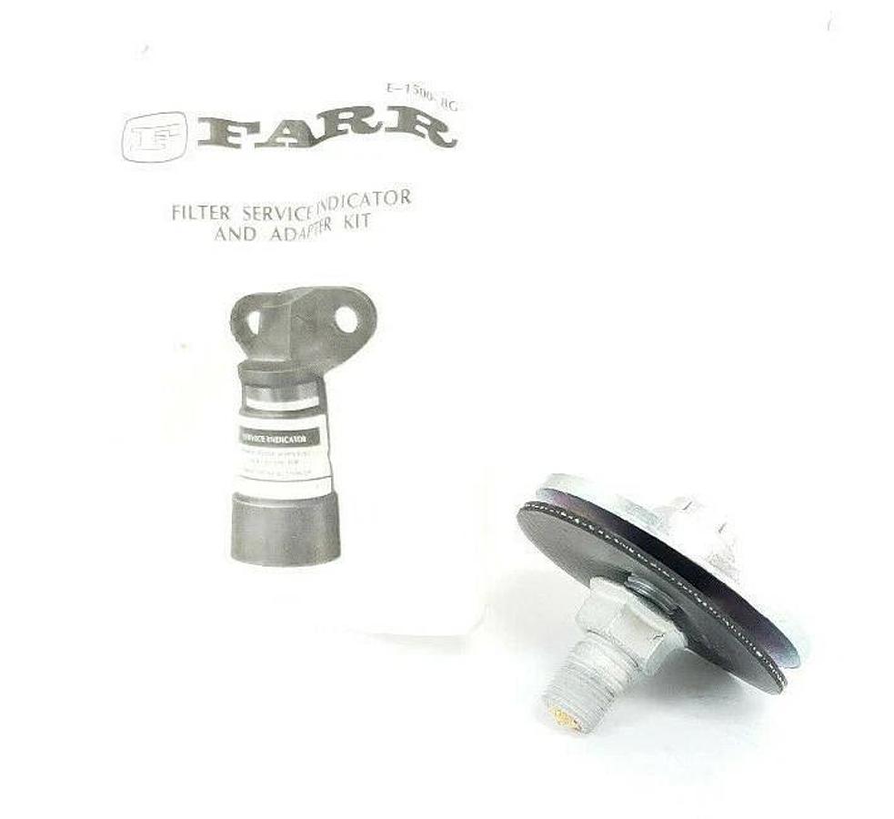 NEW FARR FILTER SERVICE INDICATOR ADAPTER SET 002-045-9220-0 E-1500-8G 14439-000
