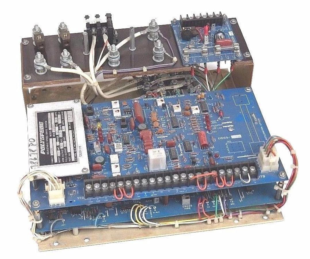 Used POLYSPEDE MODEL PRD8-200 ADJUSTABLE SPEED DRIVE 2HP, 1 PHASE, PRD8200