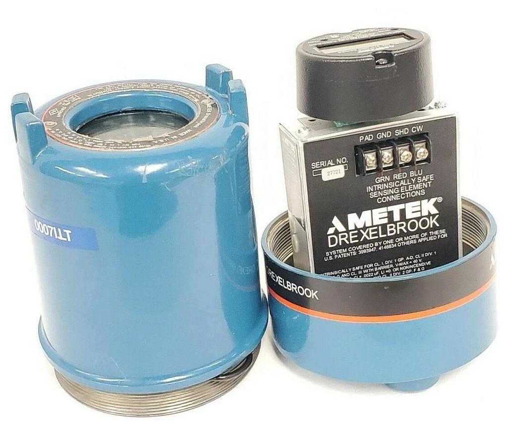 Used AMETEK DREXELBROOK TRANSMITTER ASSY 408-8200 LEVEL CONTROL 370-4000 LOOP METER