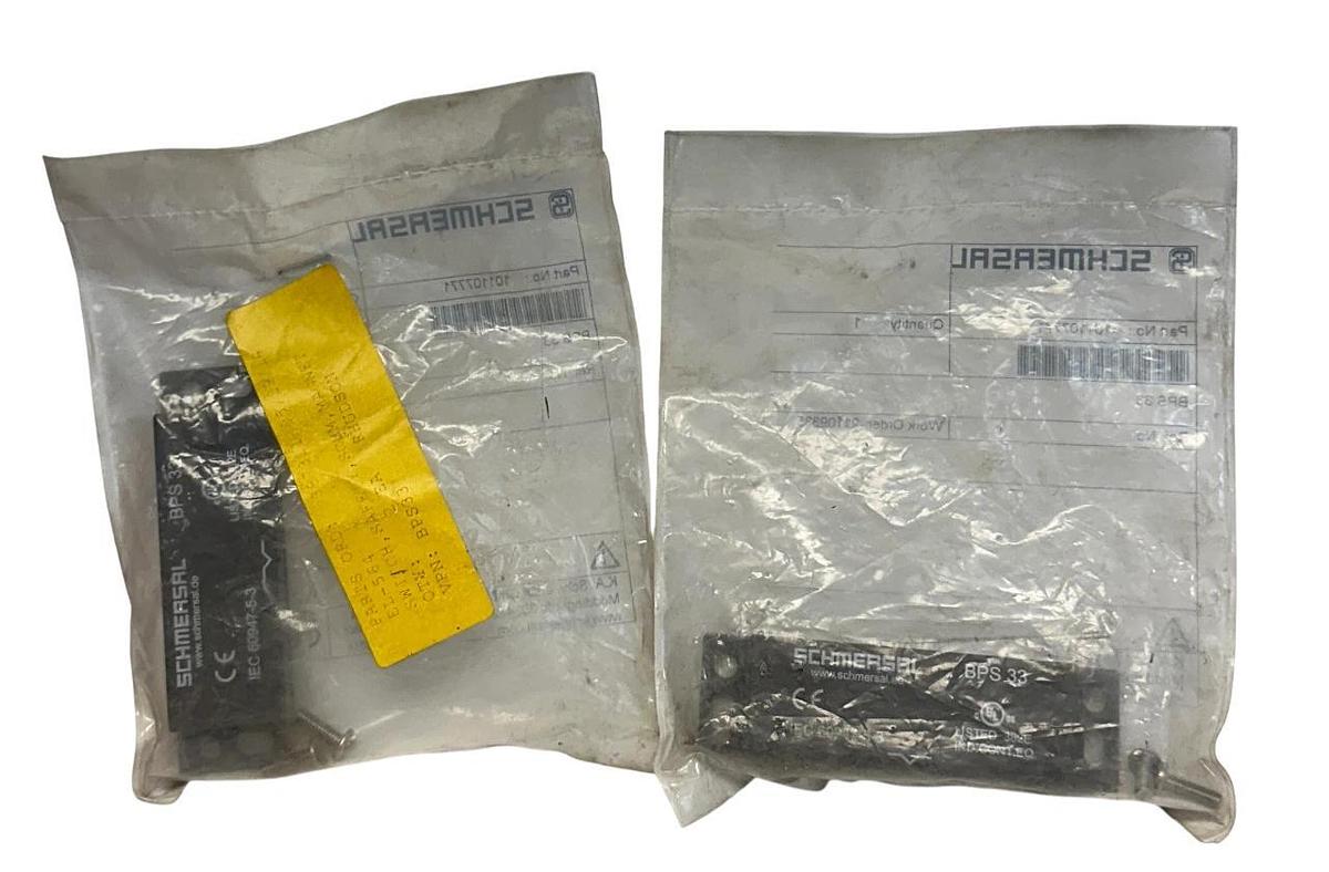 Used 2 SCHMERSAL BPS 33 / 101107771 SAFETY SENSOR ACTUATORS FOR BNS33 NSFS
