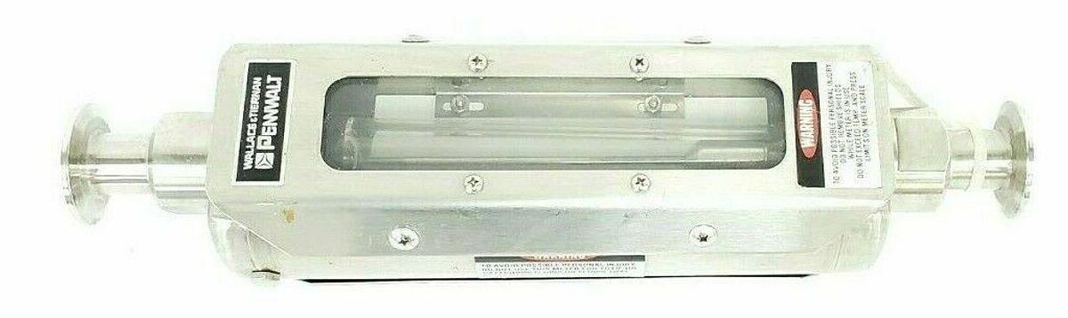 Used WALLACE & TIERNAN PENNWALT 5210P02112XXIC456SX FLOW METER 0-60LTR/MIN DI WATER