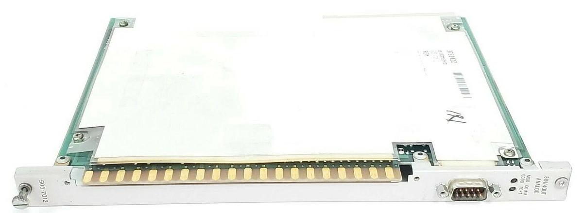 Used SIEMENS 505-7012 ANALOG MODULE 8 IN 4 OUT 5057012
