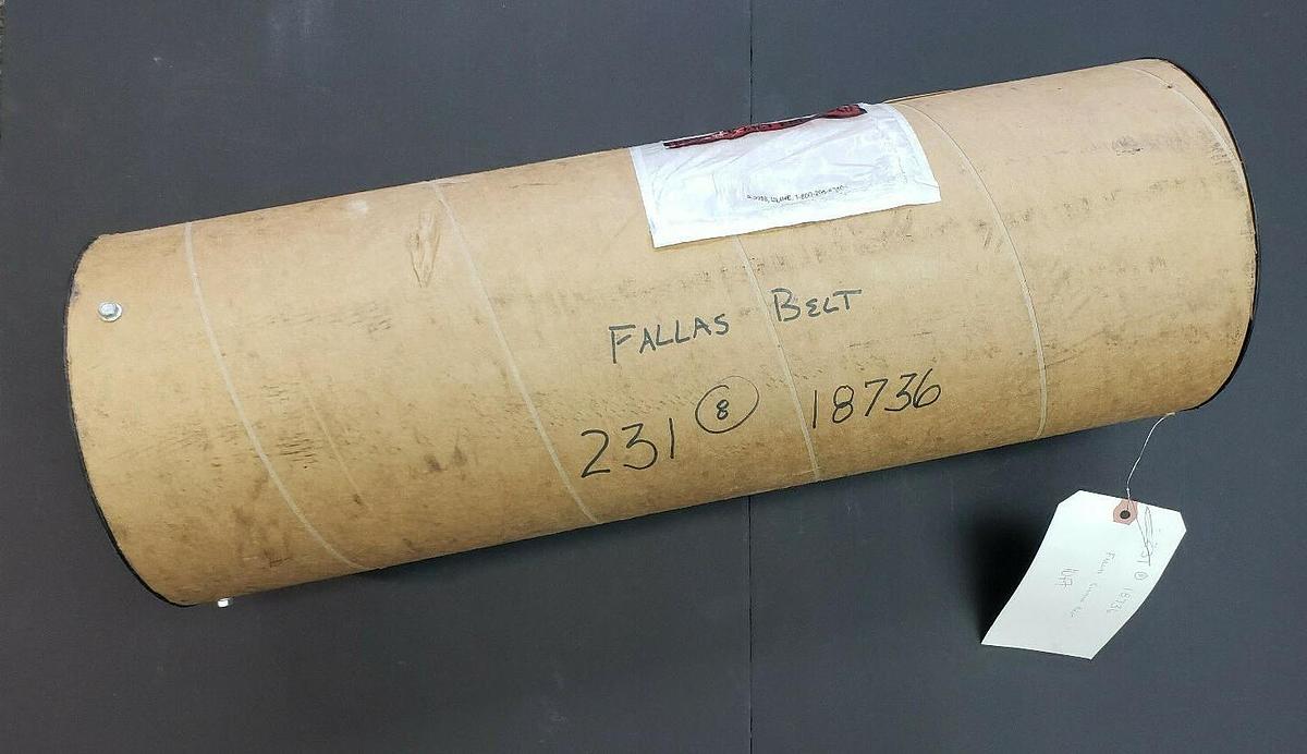 Used NEW FALLAS INTRALOX 12141055 CONVEYOR BELT, 231 8 18736, SERIES 1100, 21" X 10'