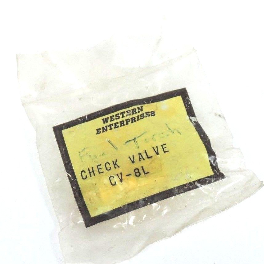 NEW WESTERN ENTERPRISES CV-8L CHECK VALVE TORCH MODEL CV8L