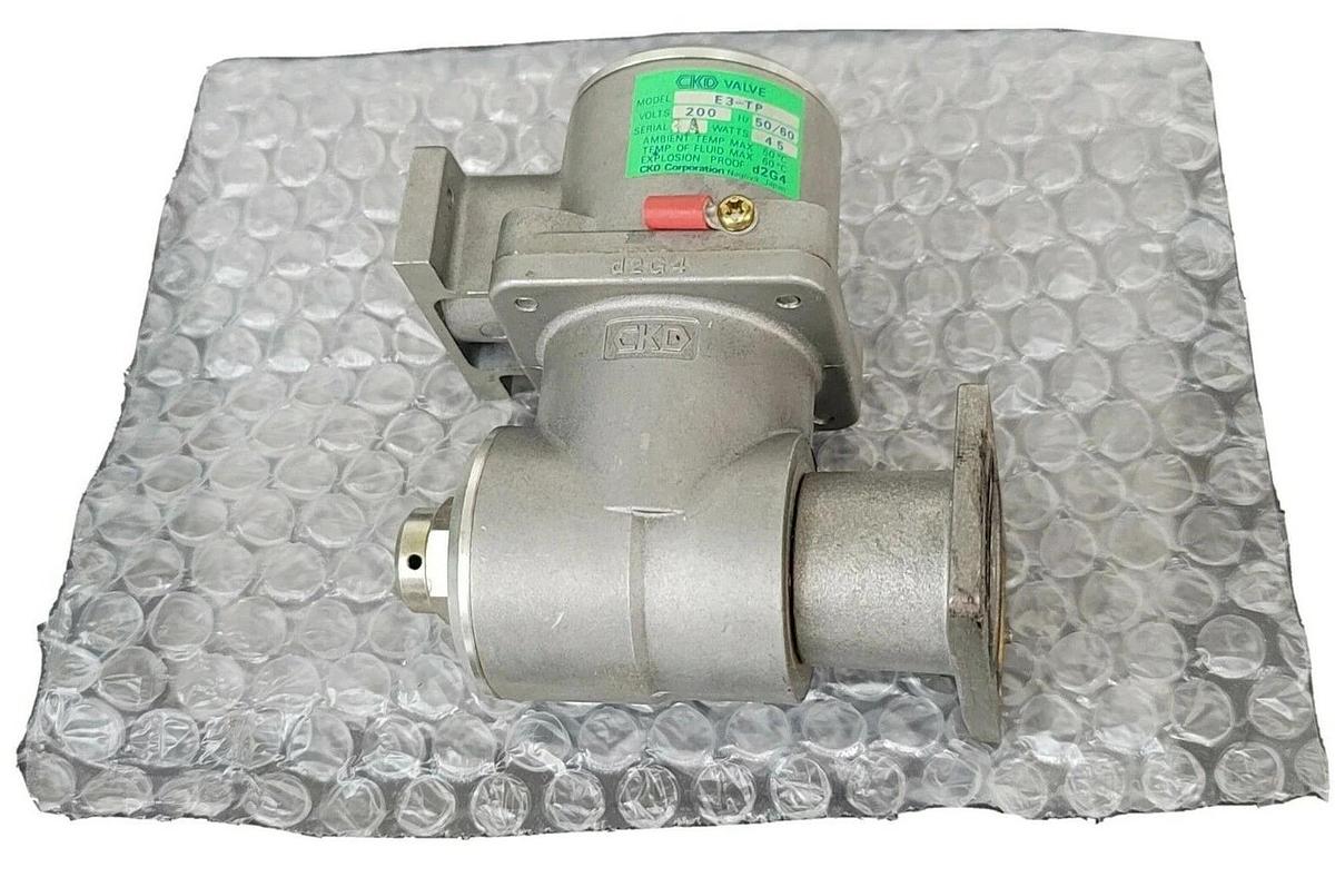 Used CKD E3-TP VALVE E3TP 200V 50/60HZ WATTS: 4.5