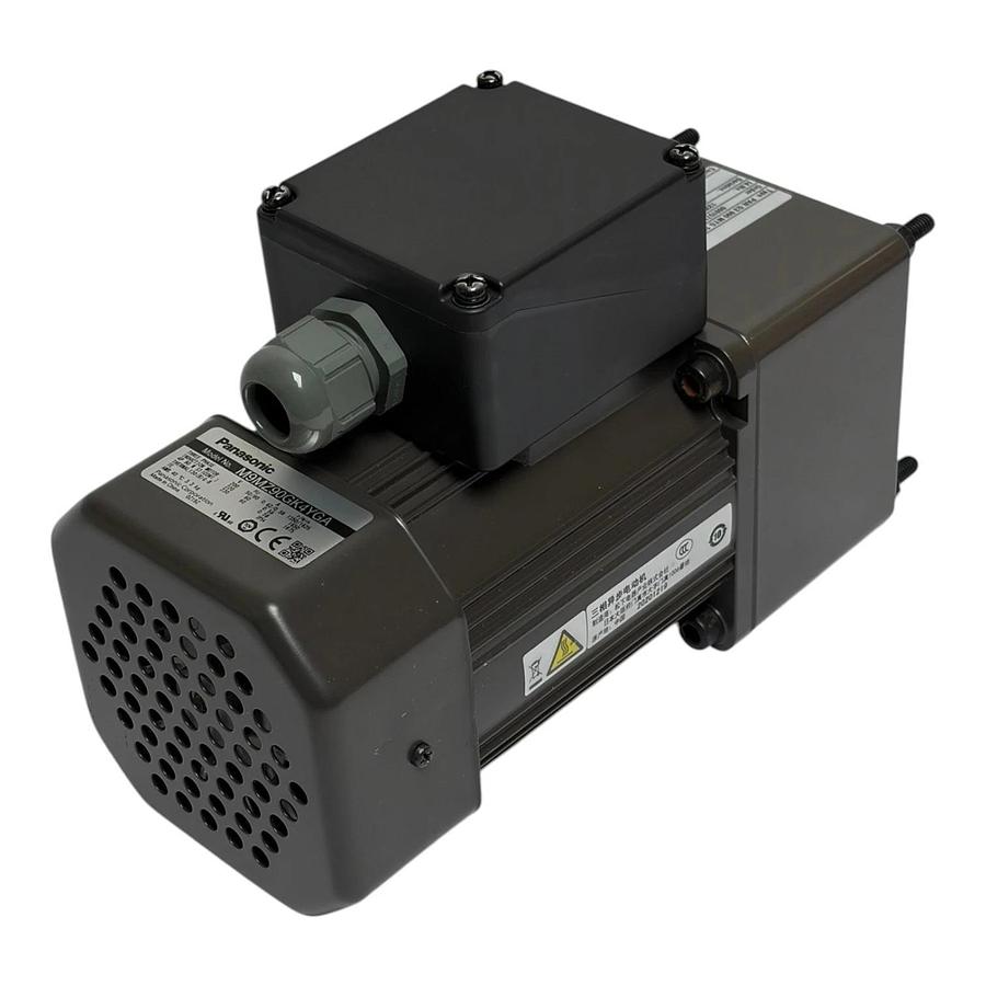 Panasonic M9MZ90GK4YGA Induction Motor with MZ9G15B Gear Head 90W 3 Phase