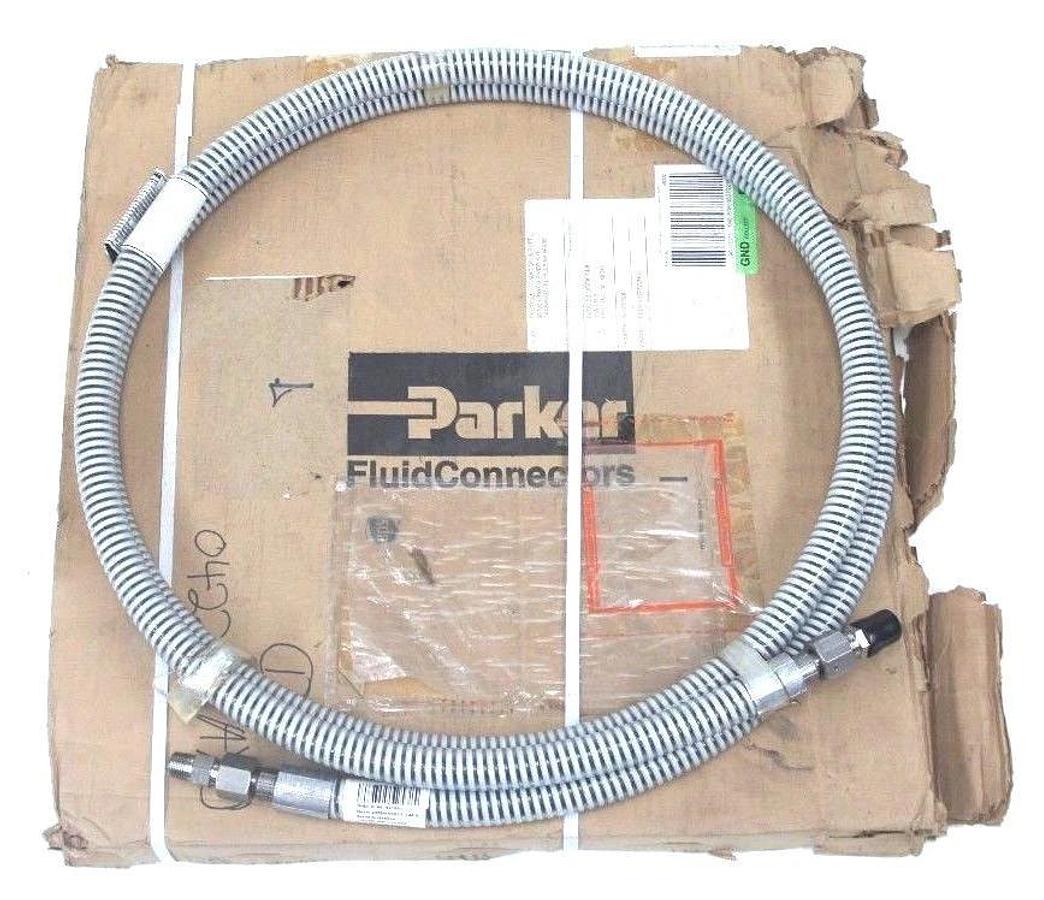 Used NIB PARKER PHCP32010552 HOSE: 2380N-05V71, 144.00 IN, W/ YA01-8-6C ADAPTER