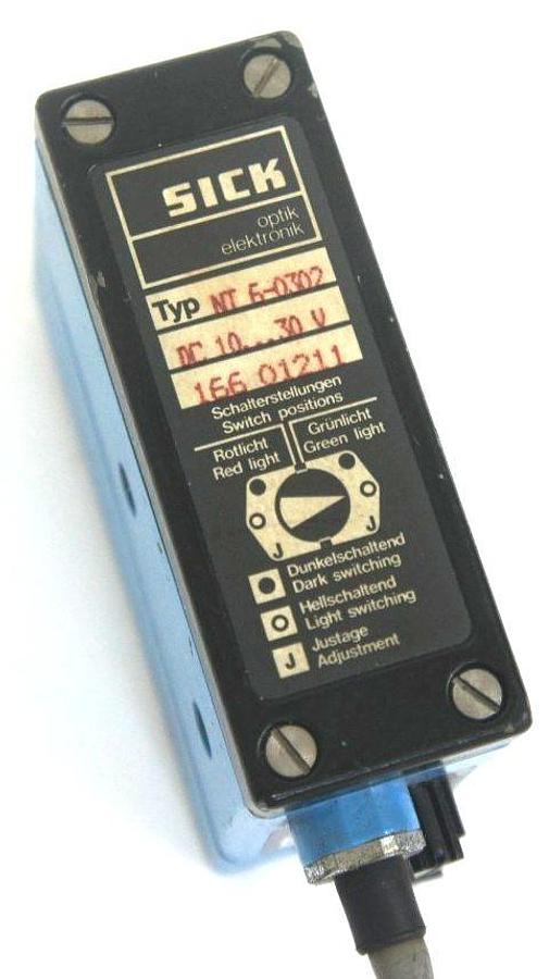 Used SICK OPTIC ELECTRONIK NT6-0302 PHOTOELECTRIC SENSOR SWITCH 166 01211 NT60302