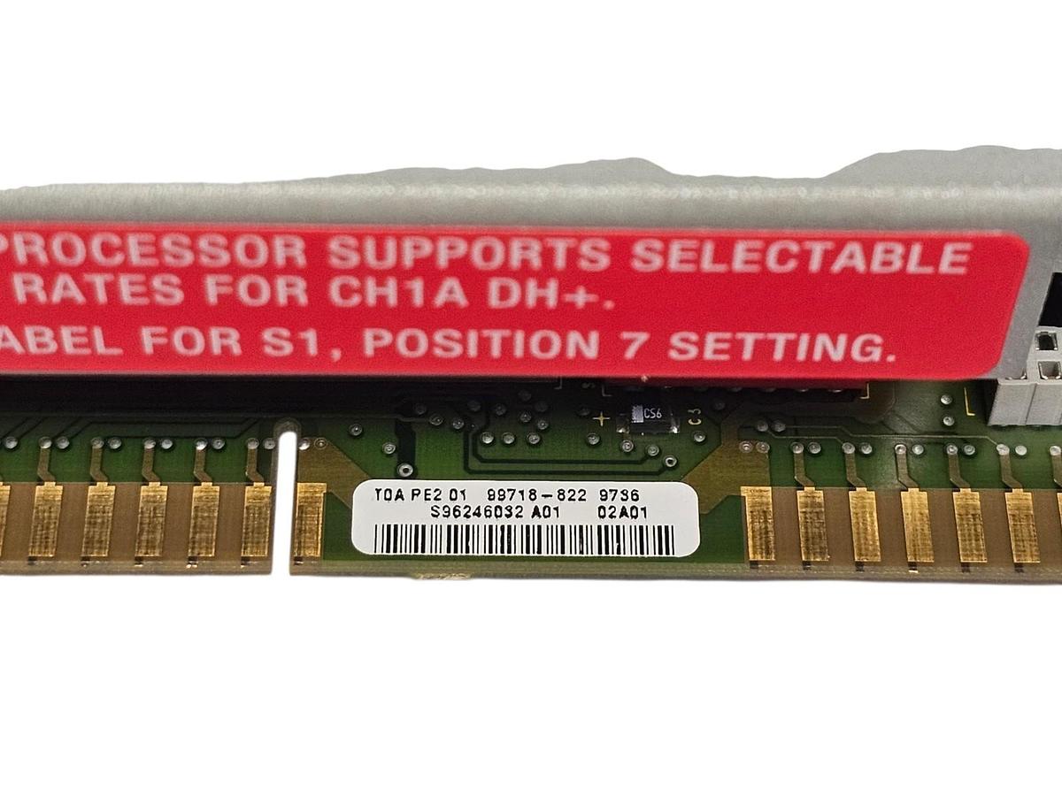Used ALLEN BRADLEY 1785-L80B /E PLC-5/80 PROCESSOR MODULE REV. D01 F/W REV. B SER. E
