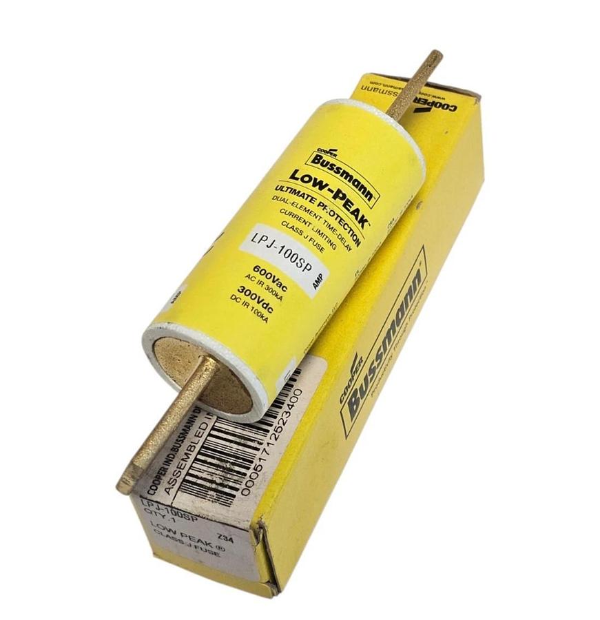 Used NIB COOPER BUSSMANN LPJ-100SP LOW-PEAK FUSE LPJ100SP NSMP