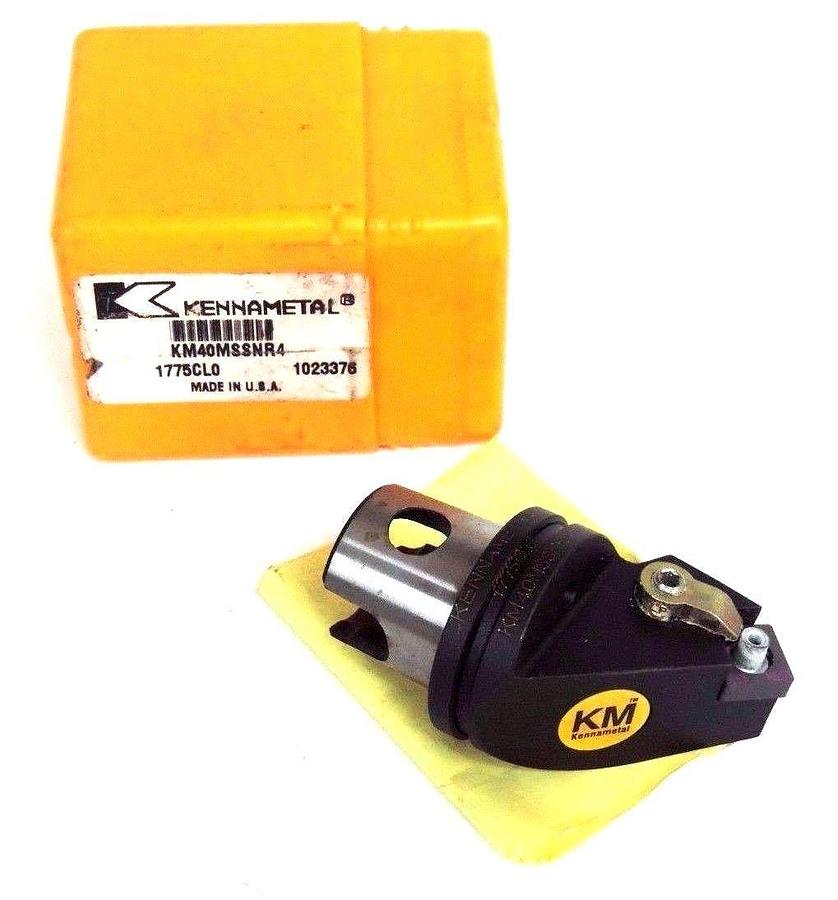 Used NEW KENNAMETAL KM40MSSNR4 CUTTING HEAD 1775CL0, 1023376