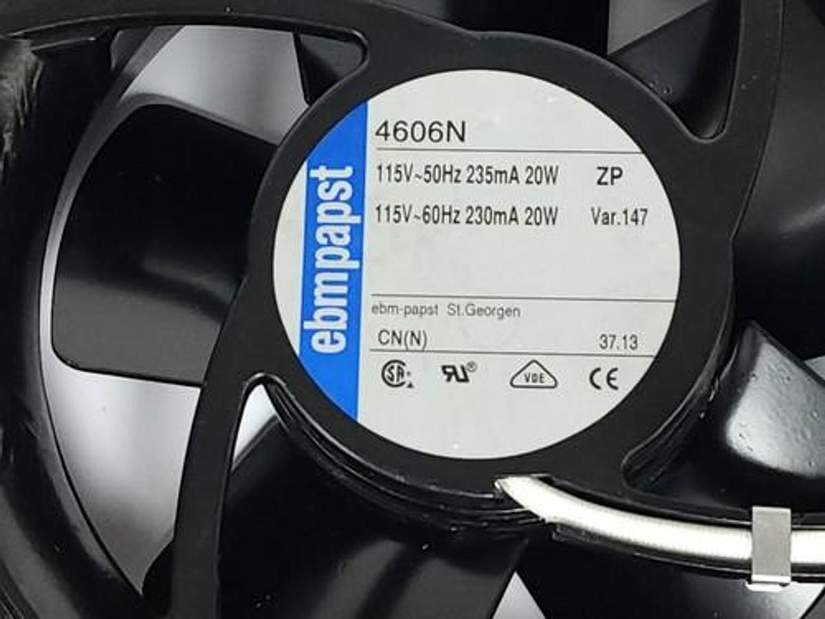 Used NEW EBMPAPST 4606N AXIAL BALL BEARING FAN 115VAC