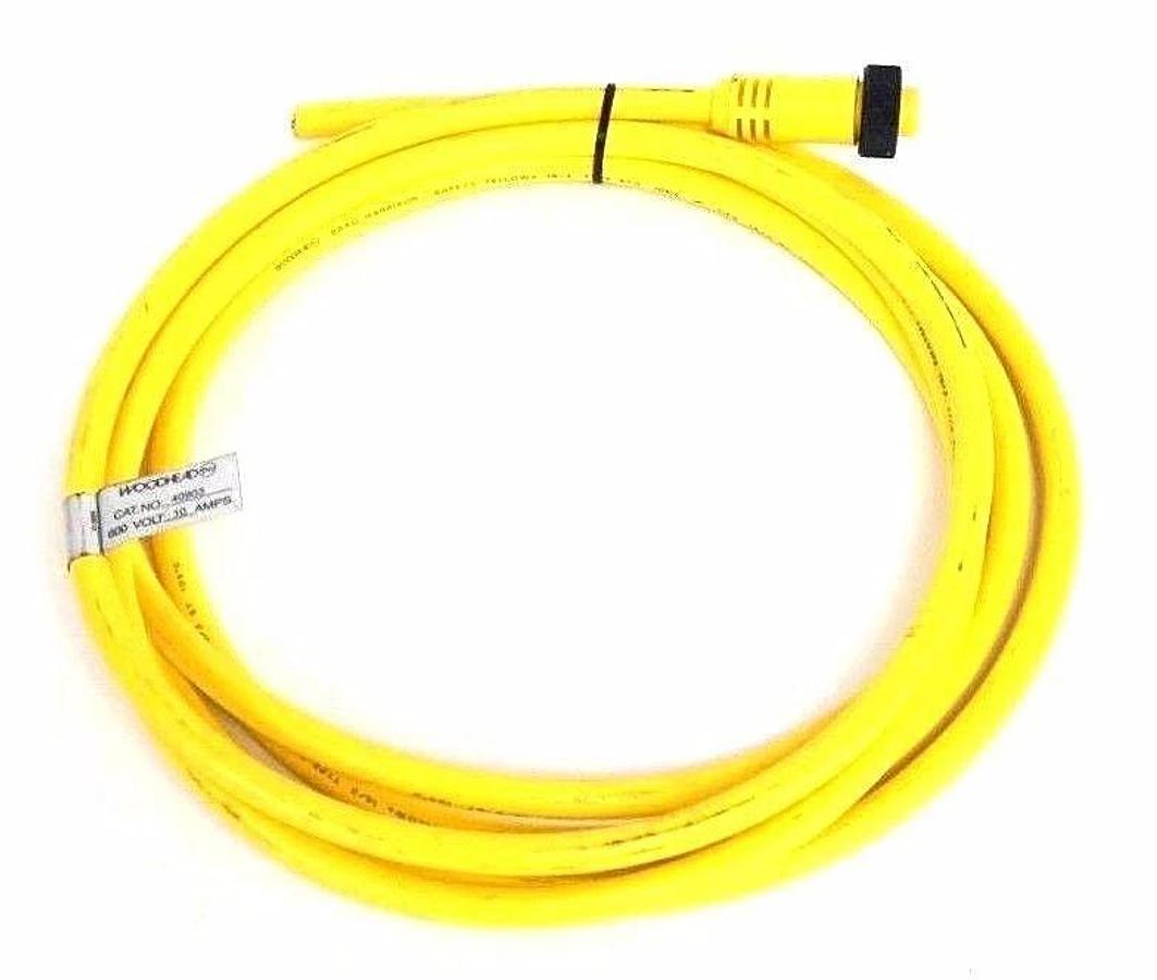 Used WOODHEAD BRAD HARRISON 40903 600VOLT 10AMPS CORDSET TYPE STO
