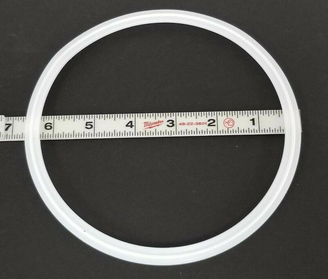 LOT OF 6 NEW PURESERVE SYSTEMS 0-40M0-G STANDARD CLAMP TEFLON 6'' GASKETS