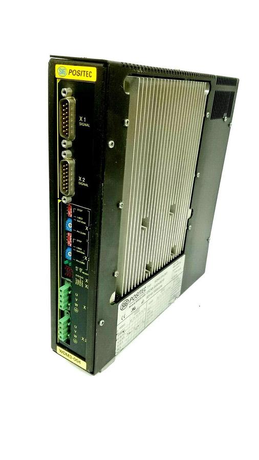 Used SIG POSITEC BERGER LAHR WDM3-004.0801 REV. 09 SERVO DRIVE WDM30040801