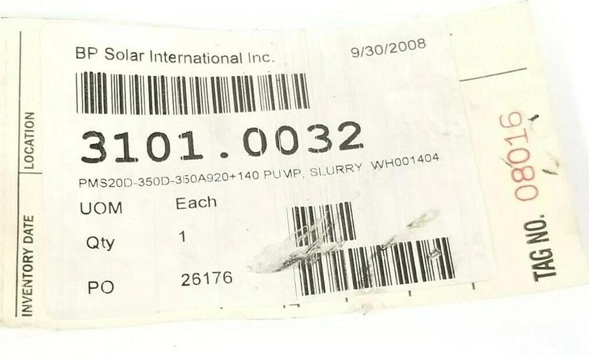 NEW VOGEL / SPANDAU PUMPEN PMS20D-350+140 IMMERSION PUMP ASSEMBLY 0000716727