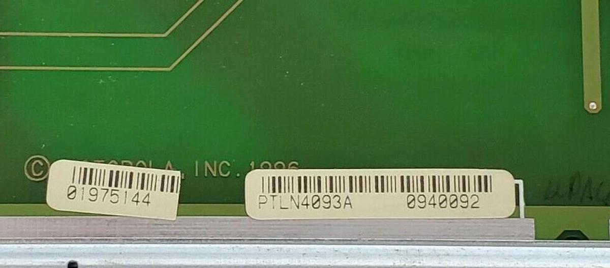 Used MOTOROLA 84D82302W04 REV. P1 CIRCUIT BOARD PTLN4093A 373324-1