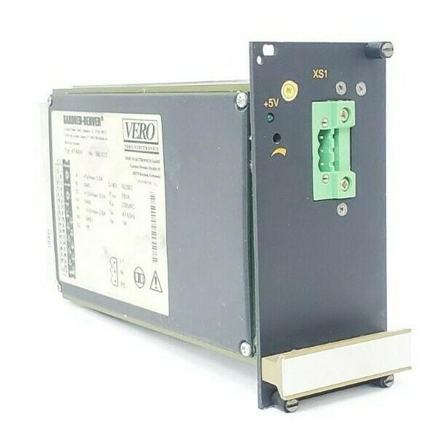 Used GARDNER-DENVER NT400/V POWER SUPPLY NT400V NO. 960023