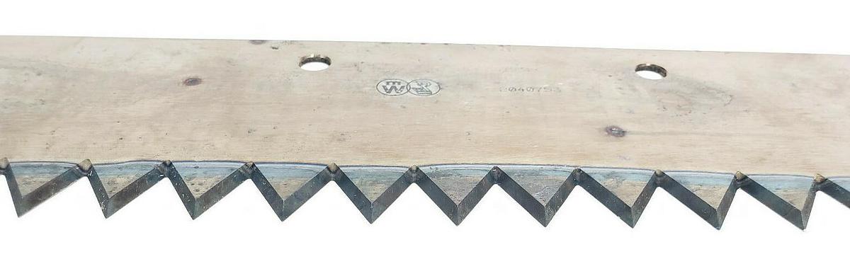 Used NEW KAMPF MACHINERY 863330136 SLITTER SAW BLADE SEGMENT 2040753 L=400MM