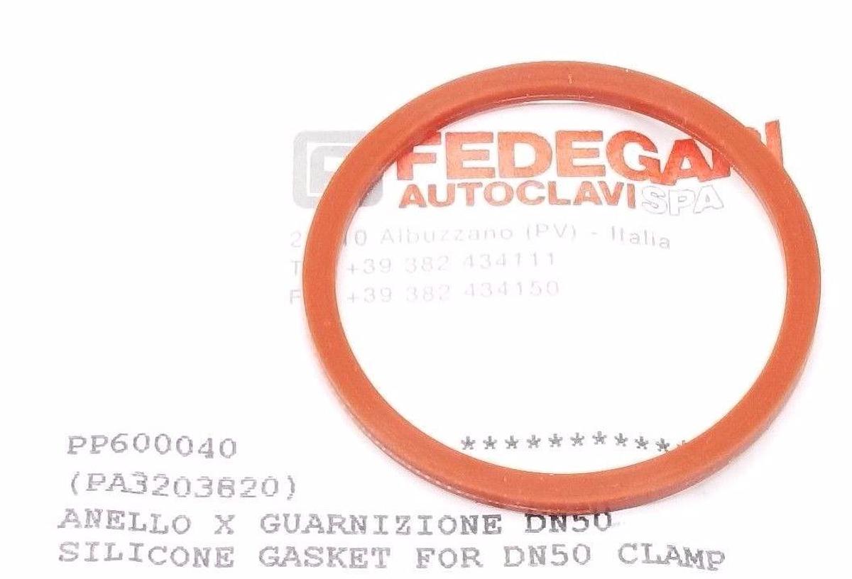 Used LOT OF 8 NEW FEDEGARI AUTOCLAVI SPA PP600040 SILICONE GASKETS