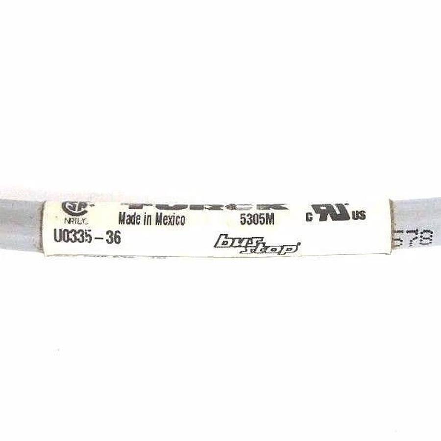 Used LOT OF 6 TURCK U0335-36 NETWORK EUROFAST CABLES RSC-RKC-578-1M