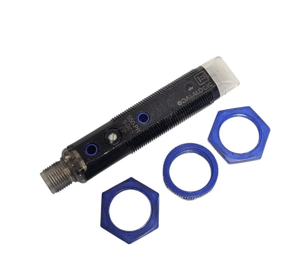 Used DATALOGIC S50-PR-5-B01-PP PHOTOELECTRIC SENSOR S50PR5B01PP