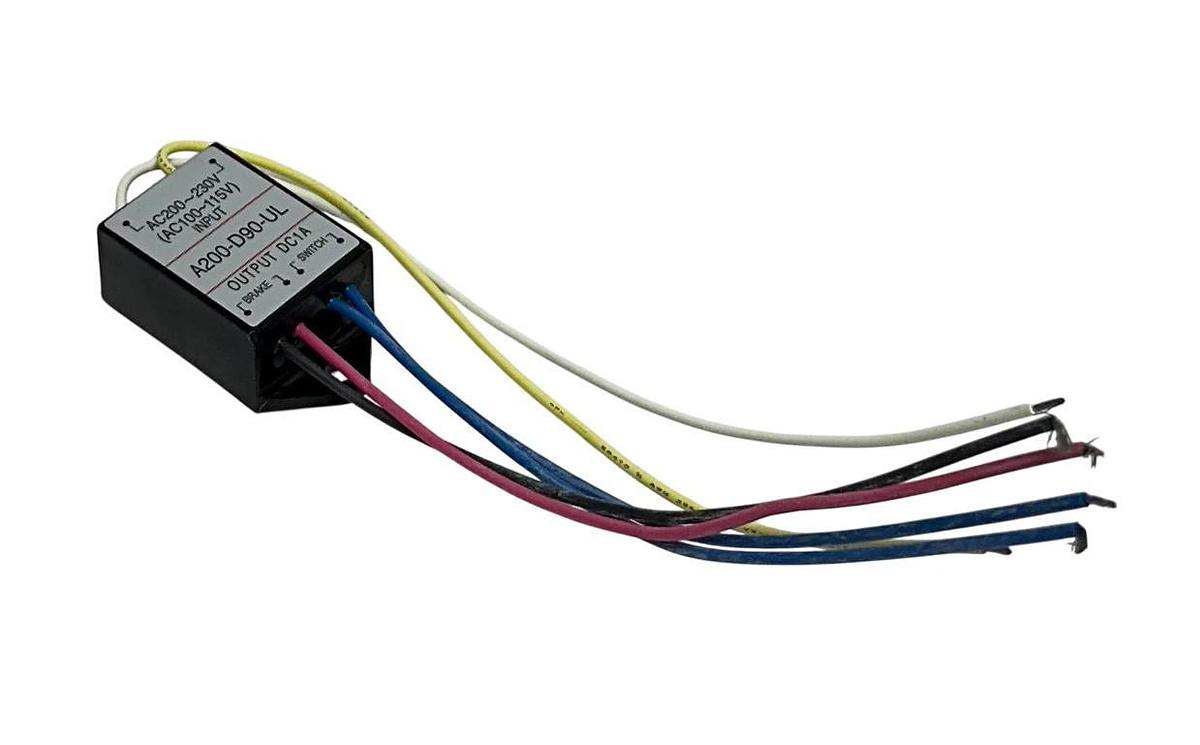 BROTHER NISSEI A200-D90-UL / A200D90UL RECTIFIER FOR BRAKE MOTOR DC OUT 1A NSMP
