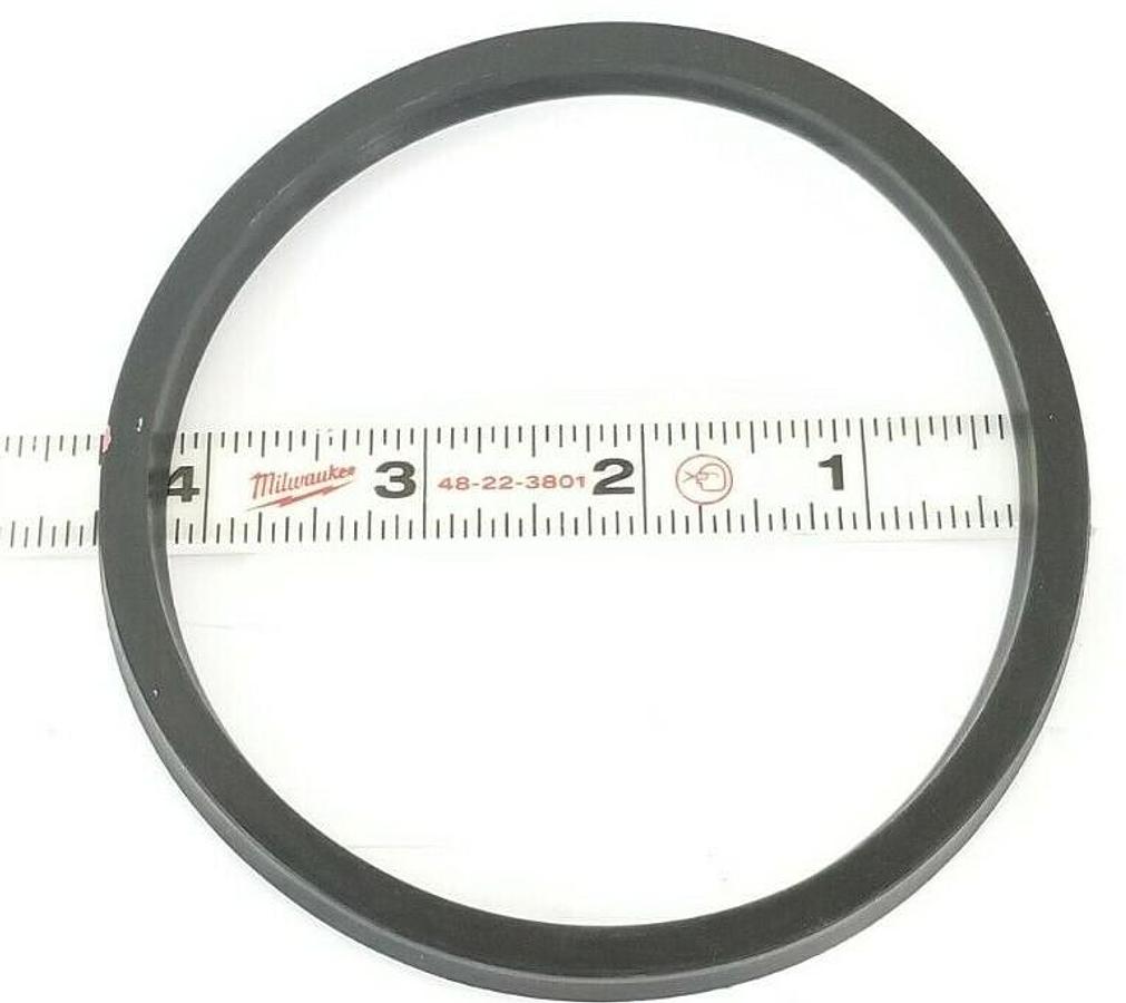 Used LOT OF 12 GENERIC EEE2-7F2 GASKETS BLACK 4'' I.D. 4-1/2'' O.D.